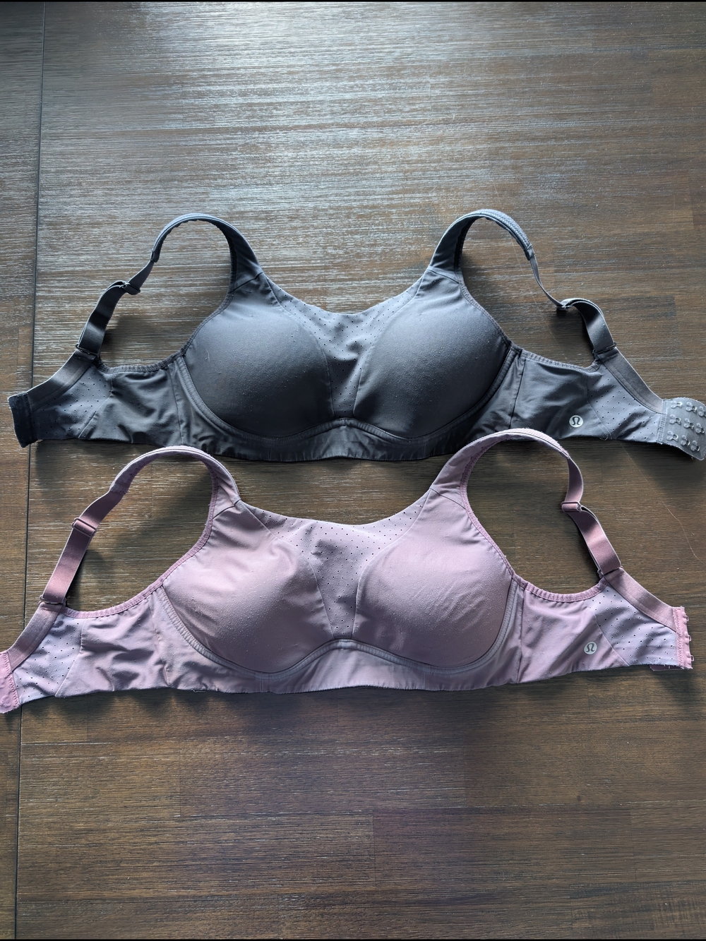 High Support Sports Bra - Black & Purple